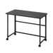 Folding Desk Small Foldable Desk for Small Space, 39.37 Inches Writing Computer Desk in Study, Home Office Foldable Office Desk for Bedroom 100*50,black Default -DTYStore