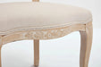 French Country Dining Chairs Set of 2, Upholstered Chairs with Fan-shaped Back, Wire drawing and carving techniques ,Disassemblable , for Living Room, Kitchen , Restaurant Use, Beige Default -DTYStore