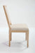 French Country Dining Chairs Set of 2, Upholstered Chairs with Square Back, Wire drawing and carving techniques ,Disassemblable , for Living Room, Kitchen , Restaurant Use, Beige Default -DTYStore
