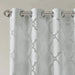 Fretwork Burnout Sheer Curtain Panel(Only 1 Pc Panel) Default -DTYStore