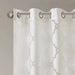 Fretwork Burnout Sheer Curtain Panel(Only 1 Pc Panel) Default -DTYStore