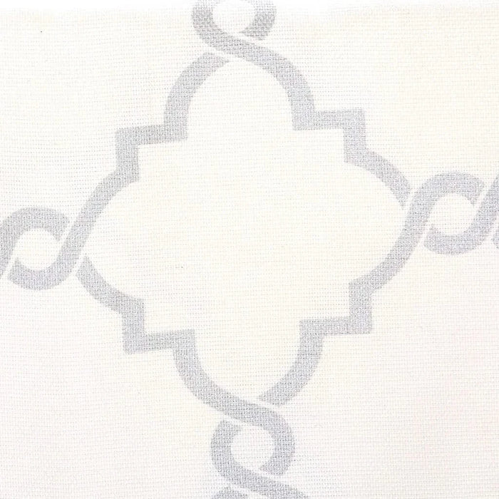 Fretwork Print Grommet Top Window Curtain Panel(Only 1 Pc Panel) Default -DTYStore