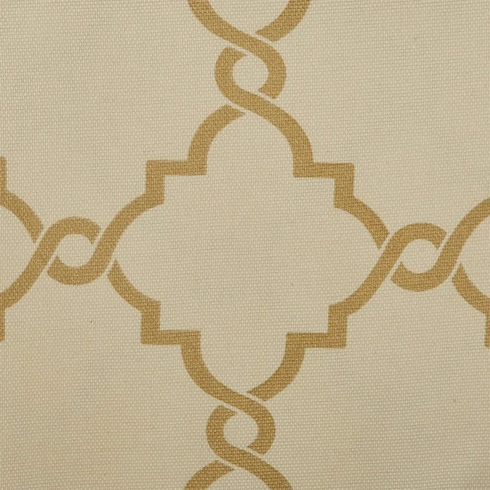 Fretwork Print Grommet Top Window Curtain Panel(Only 1 Pc Panel) Default -DTYStore