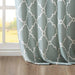 Fretwork Print Grommet Top Window Curtain Panel(Only 1 Pc Panel) Default -DTYStore