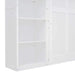 Full Size Murphy Bed Wall Bed with Shelves,White Default -DTYStore