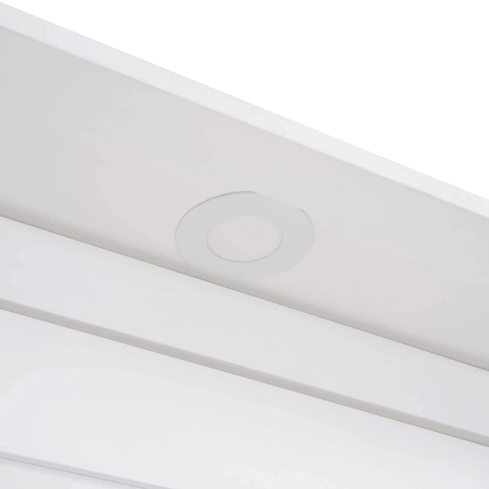 Full Size Murphy Bed Wall Bed with Shelves, Drawers and LED Lights,White Default -DTYStore