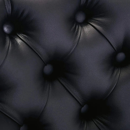 Furniture,Nikki Collection Modern, High-end Tufted Solid Wood Contemporary PU and Velvet Upholstered Dining Chair with Wood Legs Nailhead Trim 2-Pcs Set，Black+Orange, SW2101BO Default -DTYStore