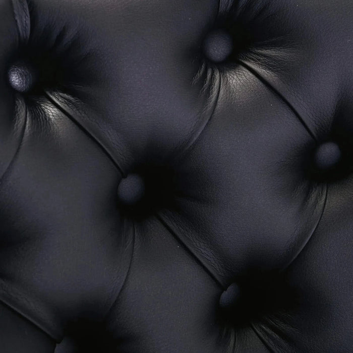 Furniture,Nikki Collection Modern, High-end Tufted Solid Wood Contemporary PU and Velvet Upholstered Dining Chair with Wood Legs Nailhead Trim 2-Pcs Set，Black+Orange, SW2101BO Default -DTYStore