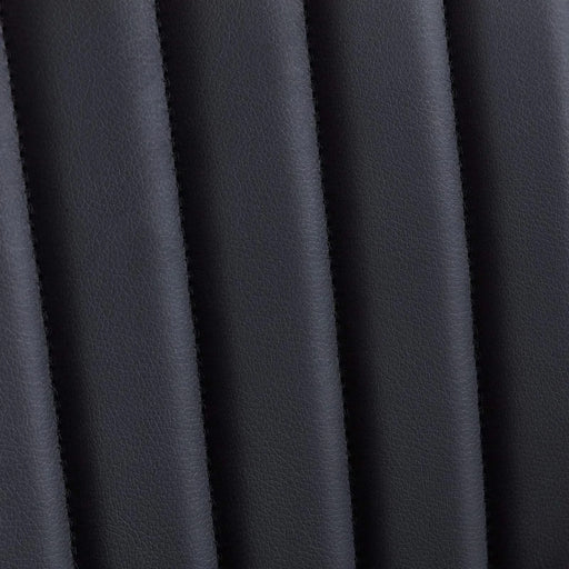 Furniture, Dining Chairs Set of 2 Mid Century Modern Retro Faux Leather Chair with Walnut Bentwood Back Upholstered Seat Metal Legs Adjustable Foot for Kitchen Dining Room Chairs(Black PU) Default -DTYStore