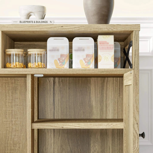 GO Cat Litter Box Enclosure for 2 Cats, Double Hidden Litter Box Furniture Cat Washroom, Farmhouse Indoor Cat House End Table, Brown Default -DTYStore