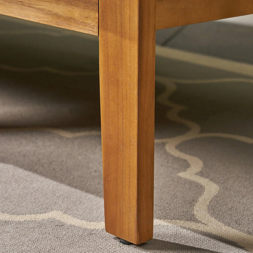 GRENADA L Shape 3pcs Acacia Sectional Patio Sofa Set Default -DTYStore