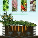 Galvanized Raised Garden Bed Kit for Vegetables, Flowers & Herbs, Rust-Resistant, Easy Assembly Default -DTYStore