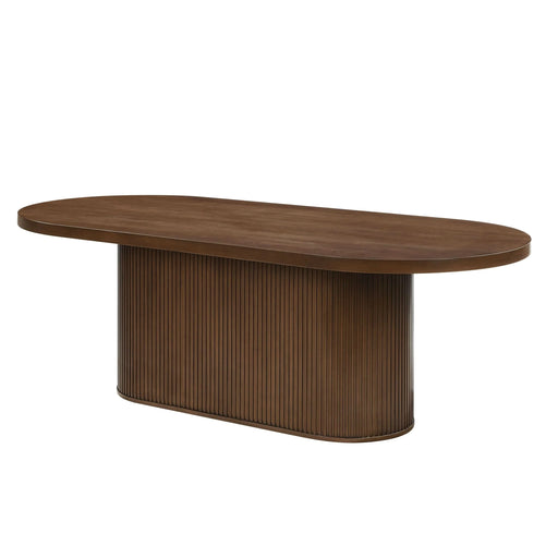 Gamarya Oak Finish Dining Table Default -DTYStore