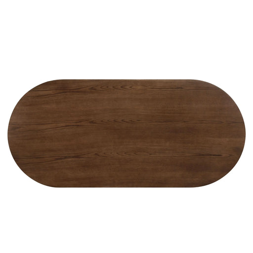 Gamarya Oak Finish Dining Table Default -DTYStore