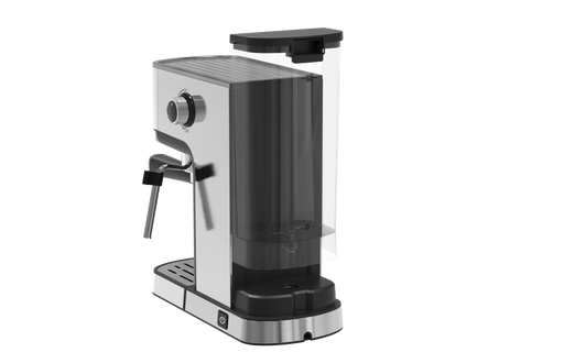 Geek Chef Espresso Machine, Cappuccino & Latte Machine with ESE POD Filter & Milk Frother Steam Wand, Accurate Temperature & Time Control, Compact Coffee Machine for Home,Stainless Steel Default -DTYStore