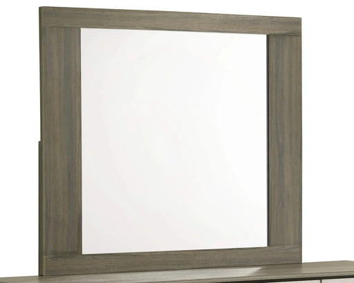 Gem Modern Style 5 Pc Queen Bedroom Set Made with Wood in Beige & Brown Default -DTYStore