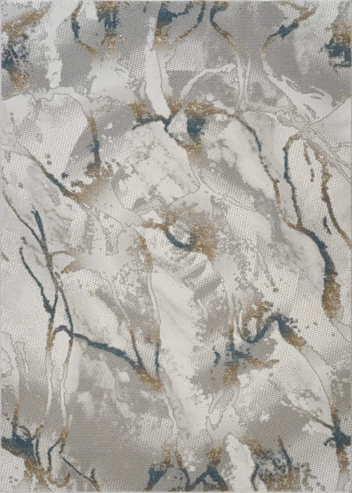 Geometrix GC_DIM1001 Gray 7 ft. 10 in. x 10 ft. 6 in. Area Rug Default -DTYStore