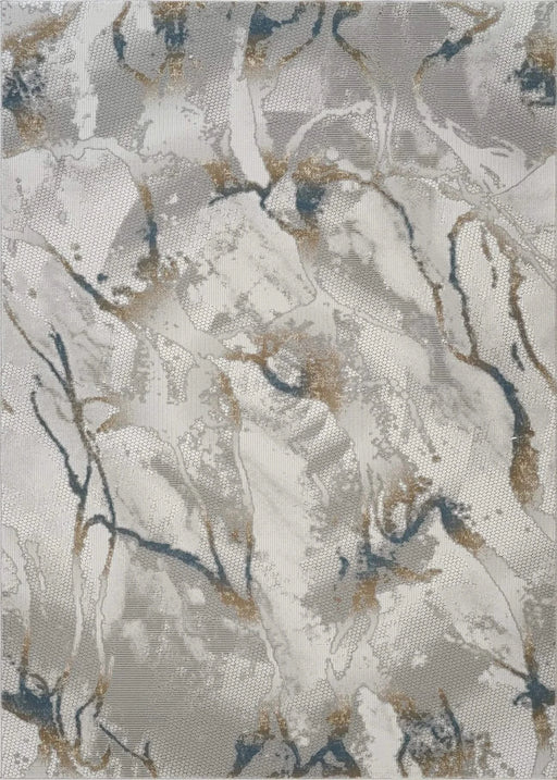 Geometrix GC_DIM1001 Gray 7 ft. 10 in. x 10 ft. 6 in. Area Rug Default -DTYStore