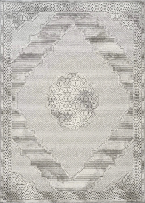 Geometrix GC_DIM1004 Gray 7 ft. 10 in. x 10 ft. 6 in. Area Rug Default -DTYStore