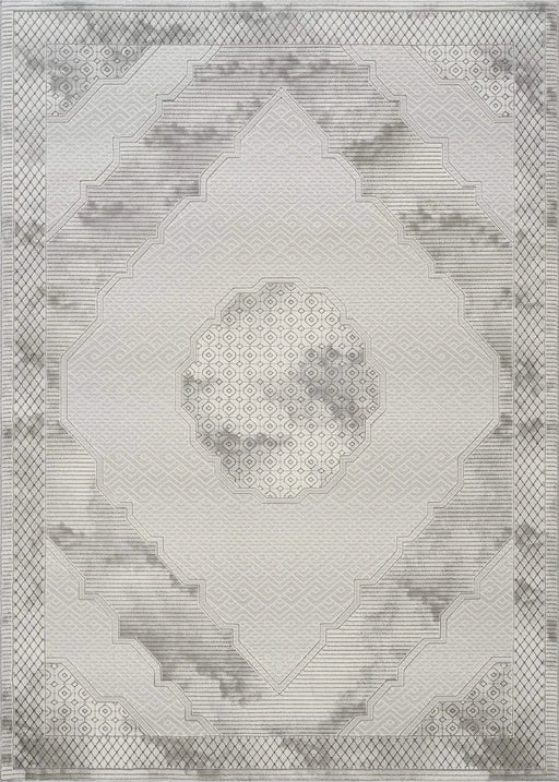 Geometrix GC_DIM1004 Gray 7 ft. 10 in. x 10 ft. 6 in. Area Rug Default -DTYStore