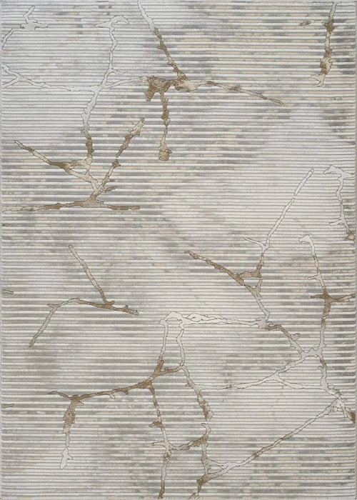 Geometrix GC_DIM1005 Gray 7 ft. 10 in. x 10 ft. 6 in. Area Rug Default -DTYStore