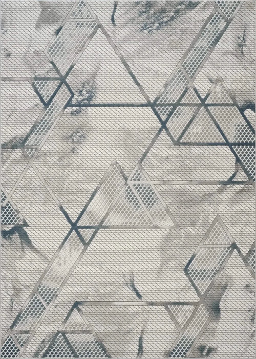 Geometrix GC_DIM1006 Gray 7 ft. 10 in. x 10 ft. 6 in. Area Rug Default -DTYStore