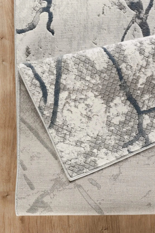 Geometrix GC_DIM1007 Gray 5 ft. 3 in. x 7 ft. 3 in. Area Rug Default -DTYStore