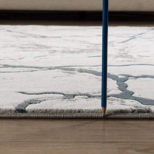 Geometrix GC_DIM1007 Gray 7 ft. 10 in. x 10 ft. 6 in. Area Rug Default -DTYStore