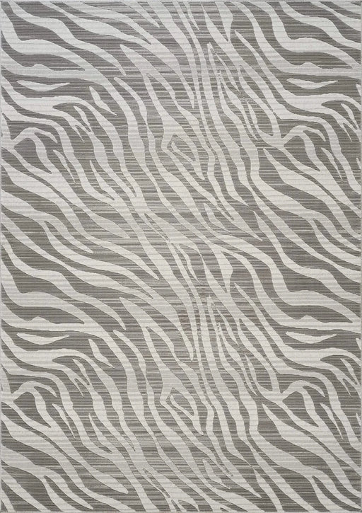 Geometrix GC_DIM1008 Gray 7 ft. 10 in. x 10 ft. 6 in. Area Rug Default -DTYStore