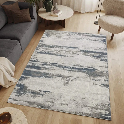 Geometrix GC_DIM1011 Gray 7 ft. 10 in. x 10 ft. 6 in. Area Rug Default -DTYStore