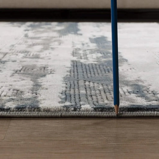 Geometrix GC_DIM1011 Gray 7 ft. 10 in. x 10 ft. 6 in. Area Rug Default -DTYStore