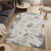 Geometrix GC_DIM1012 Gray 7 ft. 10 in. x 10 ft. 6 in. Area Rug Default -DTYStore