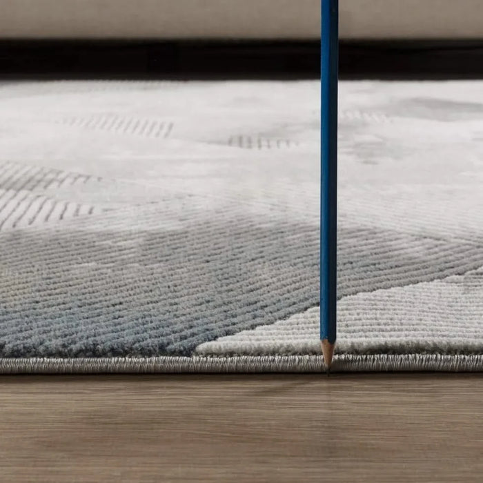 Geometrix GC_DIM1012 Gray 7 ft. 10 in. x 10 ft. 6 in. Area Rug Default -DTYStore