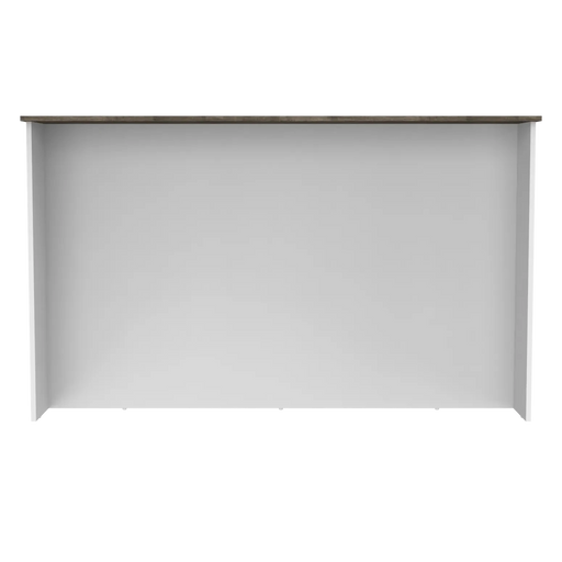 Ginger Kitchen Island, Three Open Shelves, Two Cabinets Default -DTYStore