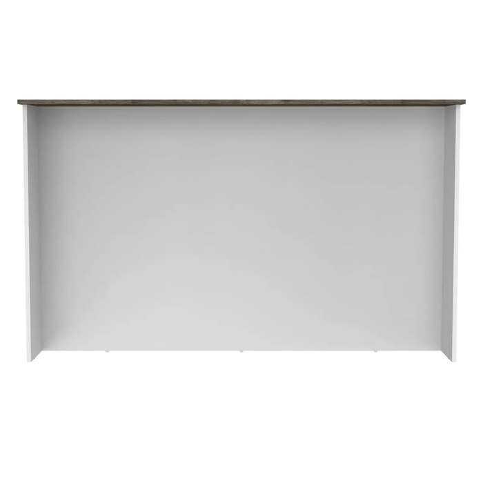 Ginger Kitchen Island, Three Open Shelves, Two Cabinets Default -DTYStore