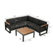 Giovanna V Shaped Sofas Default -DTYStore