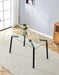Glass Dining Table Transparent, 130*80* 8MM Default -DTYStore
