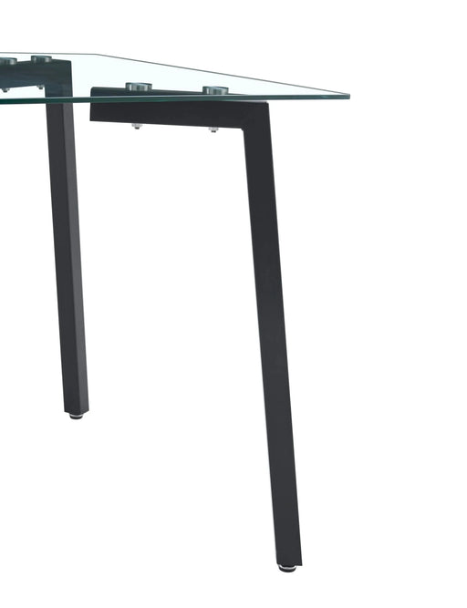 Glass Dining Table Transparent, 130*80* 8MM Default -DTYStore