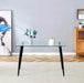 Glass Dining Table Transparent, 130*80* 8MM Default -DTYStore