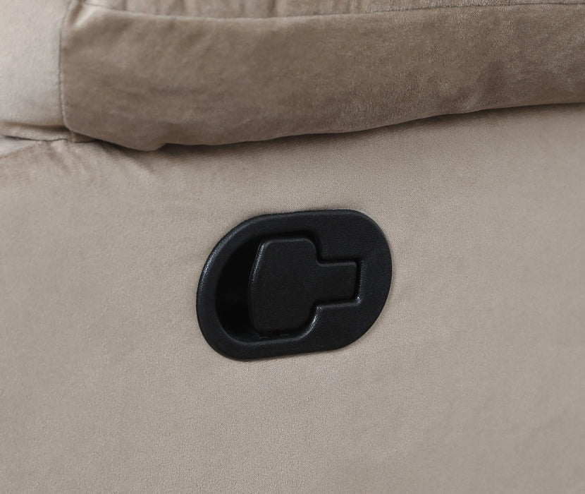 Global United Transitional Microfiber Fabric Upholstered Loveseat Default -DTYStore