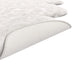 Gloss White Faux Fur Area Rug Default -DTYStore