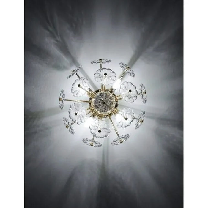 Gold Flush Mount Ceiling Light Default -DTYStore