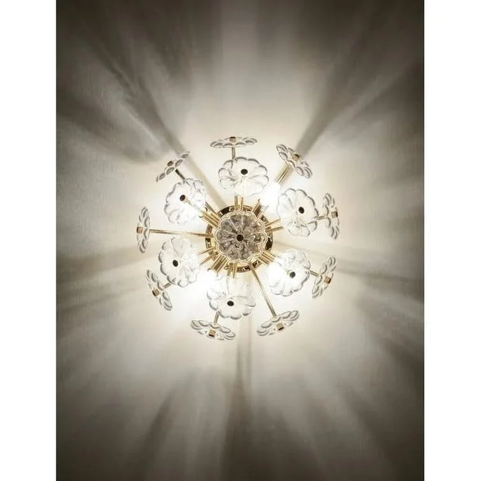 Gold Flush Mount Ceiling Light Default -DTYStore