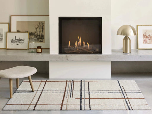 Granada Armandi Beige, Brown, Charcoal, Gold, Gray, Ivory, Rust and White Polypropylene Area Rug Default -DTYStore