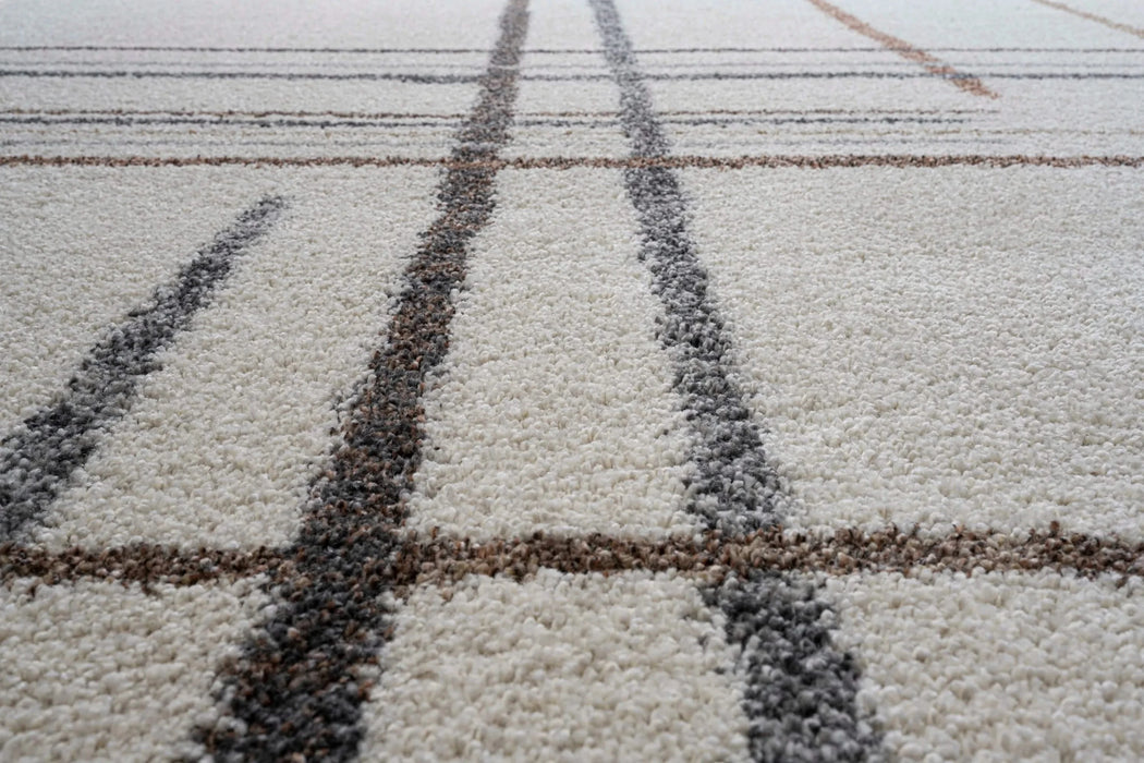 Granada Armandi Beige, Brown, Charcoal, Gold, Gray, Ivory, Rust and White Polypropylene Area Rug Default -DTYStore