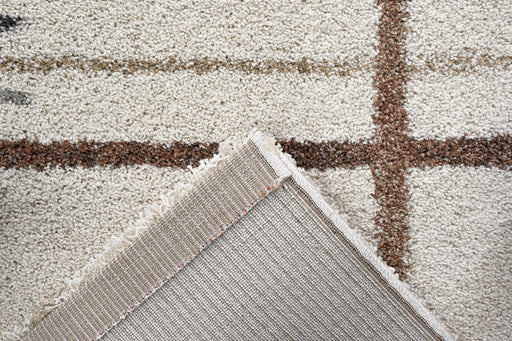 Granada Armandi Beige, Brown, Charcoal, Gold, Gray, Ivory, Rust and White Polypropylene Area Rug Default -DTYStore