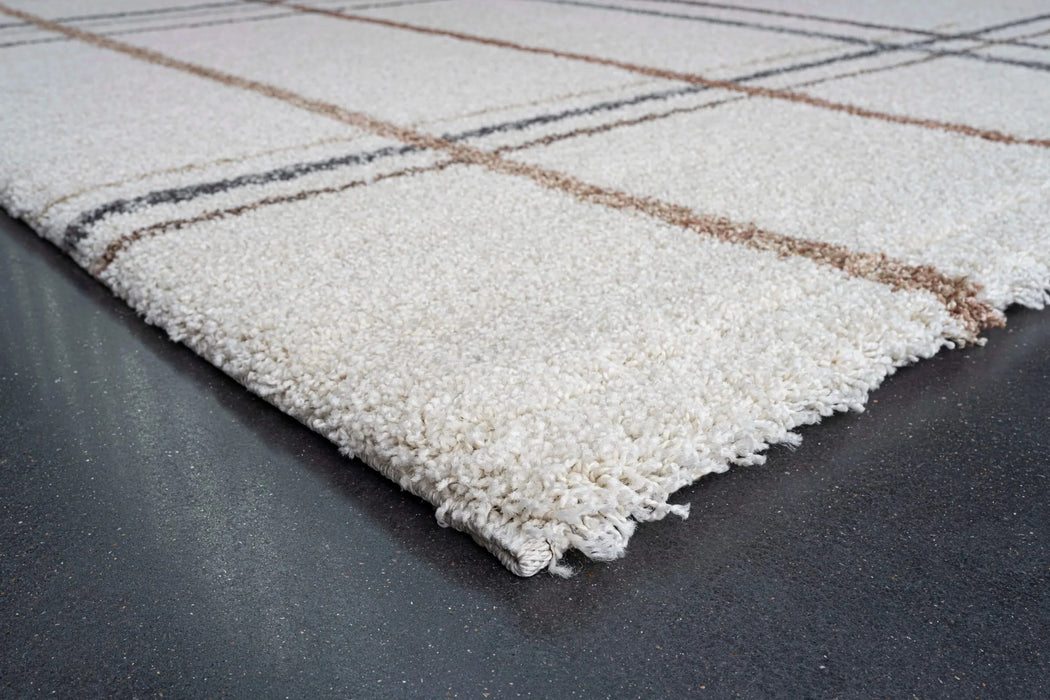 Granada Armandi Beige, Brown, Charcoal, Gold, Gray, Ivory, Rust and White Polypropylene Area Rug Default -DTYStore