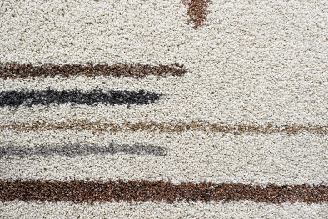 Granada Armandi Beige, Brown, Charcoal, Gold, Gray, Ivory, Rust and White Polypropylene Area Rug Default -DTYStore