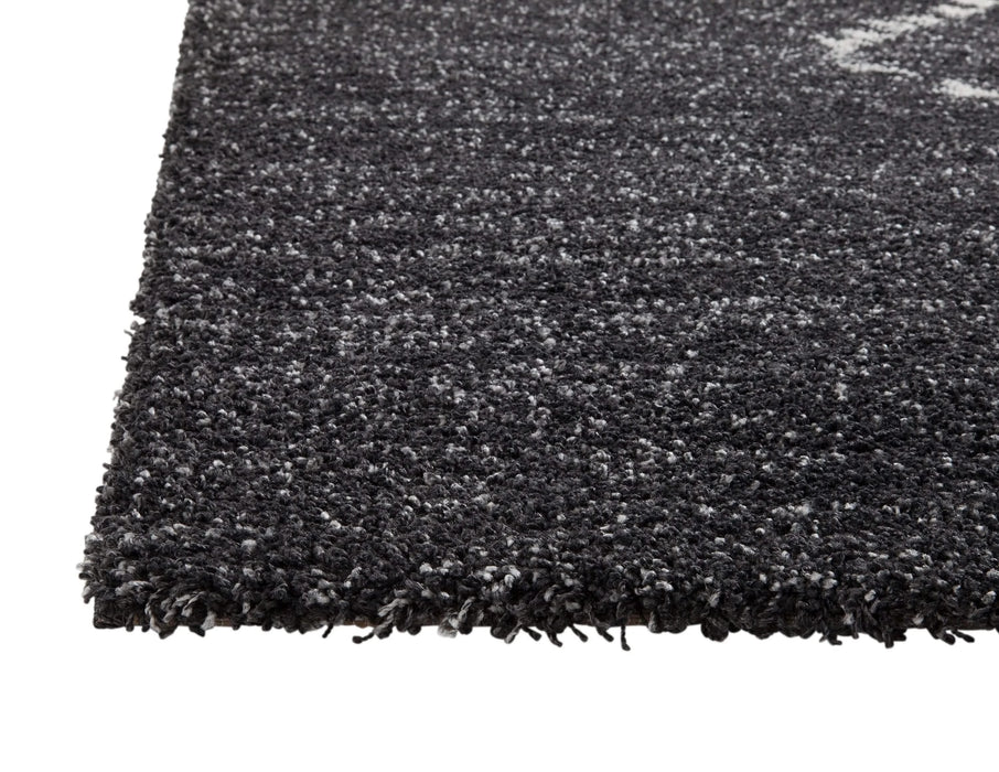 Granada Asher Black/ Ivory Argyle Area Rug Default -DTYStore