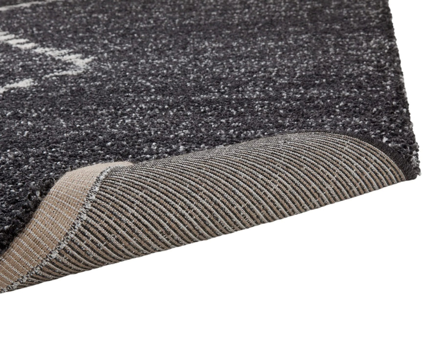 Granada Asher Black/ Ivory Argyle Area Rug Default -DTYStore